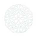 Verdeler- tussenstuk, filligrain, rond, wit, 20 mm (2 st.)