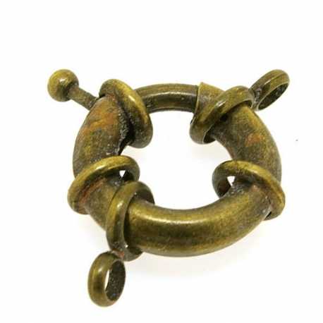 Boeislot, antiquegoud, 14 mm (3 st.)