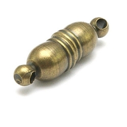 Magneetslot, DQ, antique goud, 14 mm (3 st.)