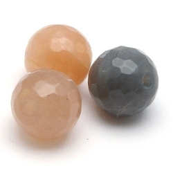 Multi Colour Maansteen kraal rond facetten 8 mm (10 st.)