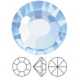 Preciosa puntplaksteen Mc Chaton Optima SS39 Aquamarine Gold Foiled 8 mm rond (1 st.)