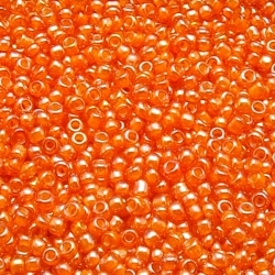 Rocailles oranje AB 1 mm (50 gram)