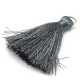 Kwastje grijs 30 mm (3 st.)