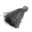 Kwastje grijs 45 mm (3 st.)
