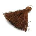 Kwastje donkerbruin 30 mm (3 st.)