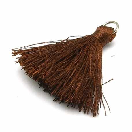 Kwastje donkerbruin 45 mm (3 st.)