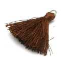 Kwastje donkerbruin 45 mm (3 st.)