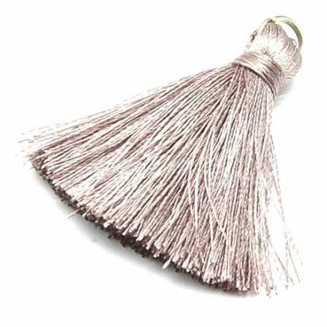 Kwastje taupe 45 mm (3 st.)