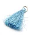 Kwastje ijsblauw 30 mm (3 st.)