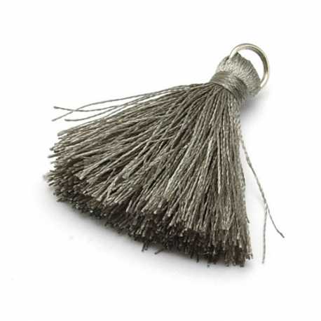 Kwastje donkertaupe 45 mm (3 st.)