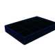 Vakjesdisplay velours donkerblauw open 12 vakjes (1 st.)