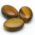 Tigereye kraal ovaal 18 x 13 mm (3 st.)