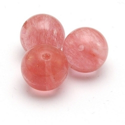 Cherry Quartz kraal rond 12 mm (5 st.)