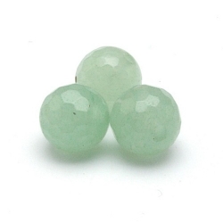 New Jade kraal rond facet 6 mm (10 st.)
