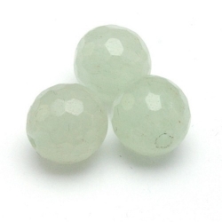New Jade kraal rond facet 8 mm (10 st.)