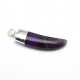 Halfedelsteen hanger tand Amethyst 51 mm (1 st.)