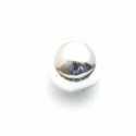 Metallook kraal, rond, zilver, 4 mm (30 st.)