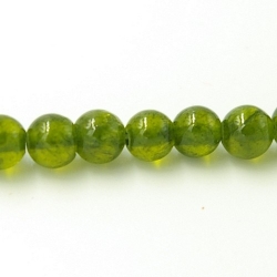 Gekleurd steen kraal groen 4mm (20 st.)