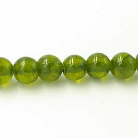 Gekleurd steen kraal groen 4mm (20 st.)